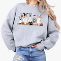 Сute Ghost Dog Shirt, Ghost Dog Tee, Dog Lovers Tshirt, Halloween Cute Sweatshirt, Halloween Dog T-shirt, Spooky Season...