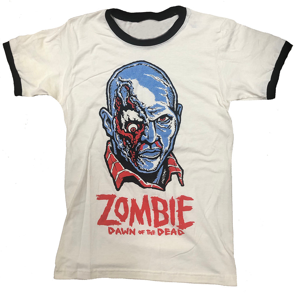 ZOMBIE: DAWN of the DEAD MANI-YACK RINGER TEE Hoodie, Sweatshirt | CiraTrend.com