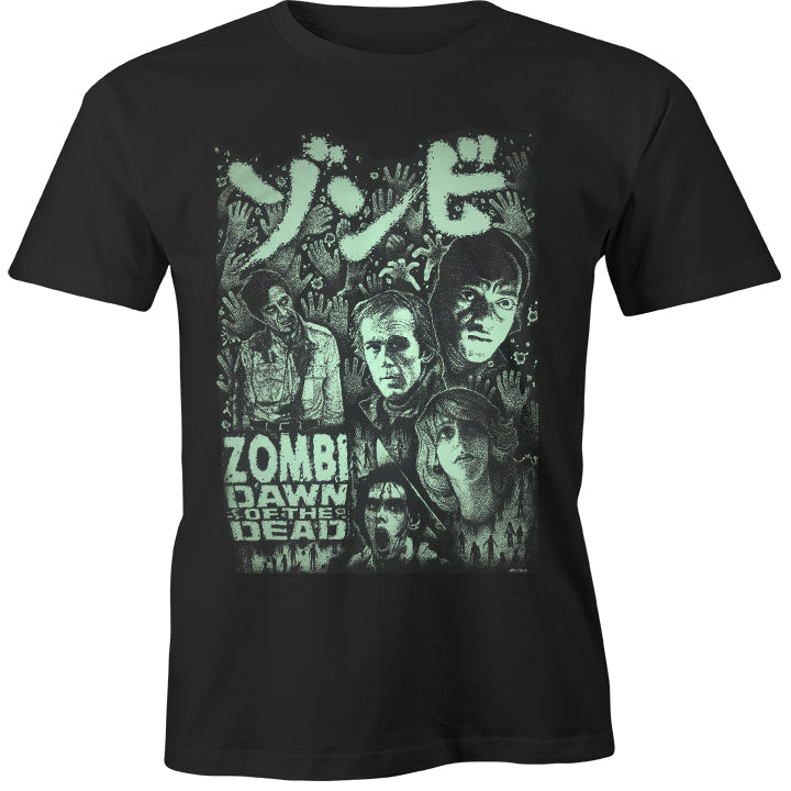 ZOMBIE: DAWN of the DEAD "Glow in the Dark" SUGI TEE Hoodie, Sweatshirt | CiraTrend.com