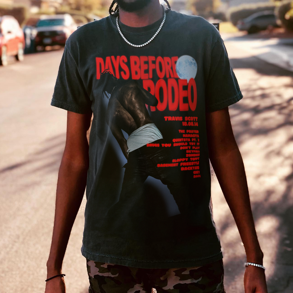 2014 'DAYS BEFORE RODEO' VINTAGE BLACK T-SHIRT Hoodie, Sweatshirt | CiraTrend.com (Image 1)