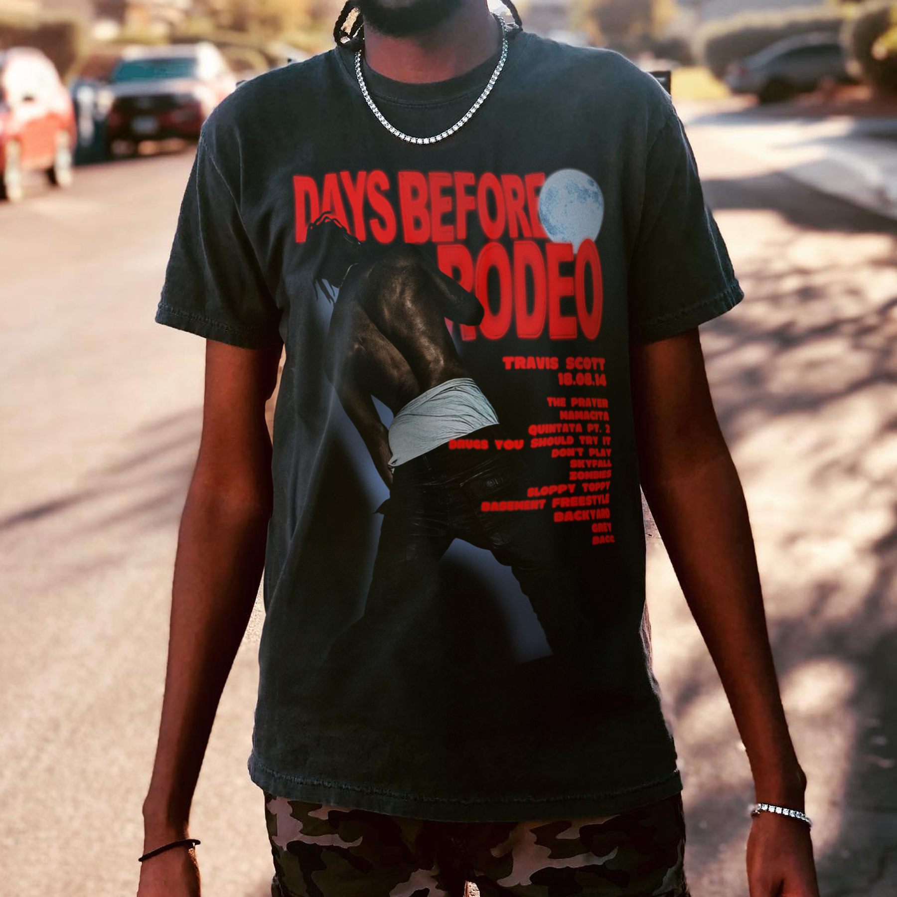 2014 'DAYS BEFORE RODEO' VINTAGE BLACK T-SHIRT Hoodie, Sweatshirt | CiraTrend.com (Image 1)