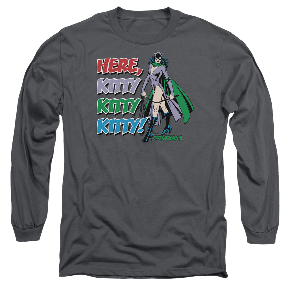 Catwoman Here Kitty - Men's Long Sleeve T-Shirt Hoodie, Sweatshirt | CiraTrend.com