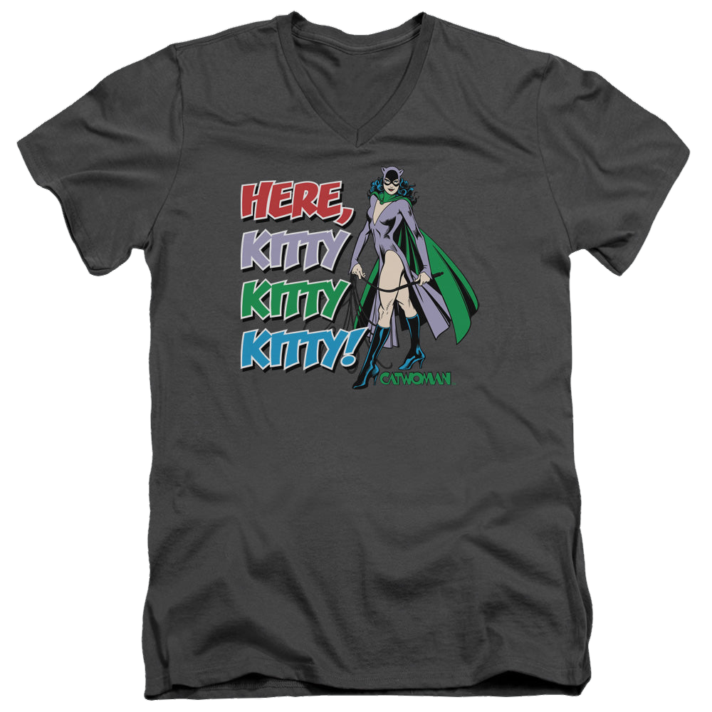Catwoman Here Kitty - Men's V-Neck T-Shirt Hoodie, Sweatshirt | CiraTrend.com