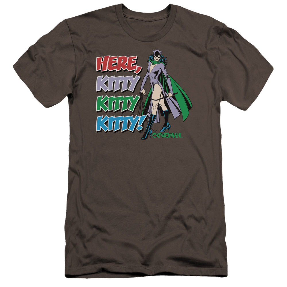 Catwoman Here Kitty - Men's Premium Slim Fit T-Shirt Hoodie, Sweatshirt | CiraTrend.com