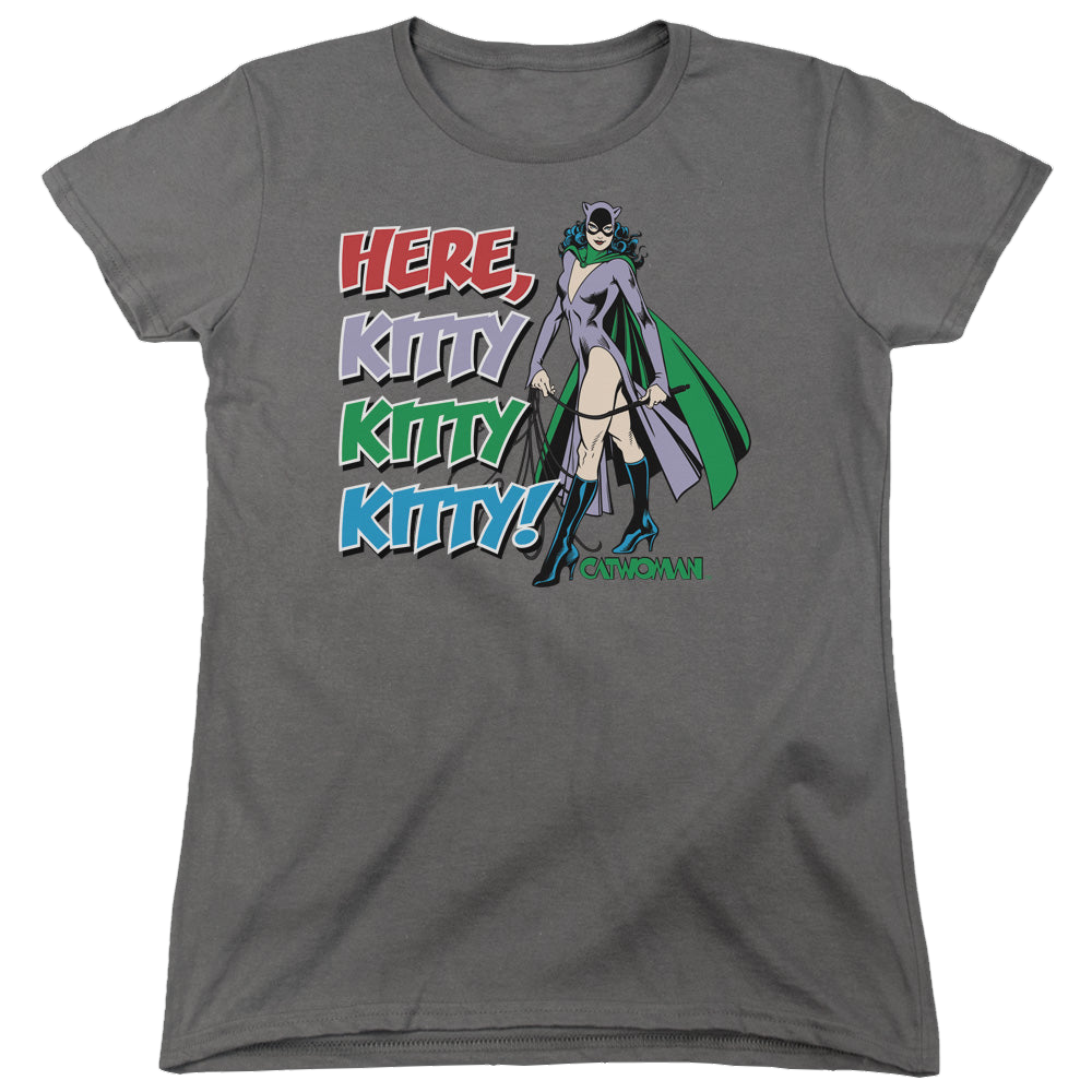 Catwoman Here Kitty - Women's T-Shirt Hoodie, Sweatshirt | CiraTrend.com
