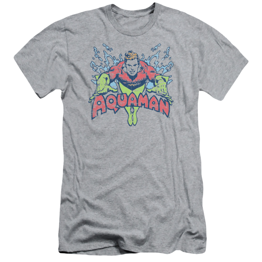 Aquaman Splish Splash - Men's Slim Fit T-Shirt Hoodie, Sweatshirt | CiraTrend.com