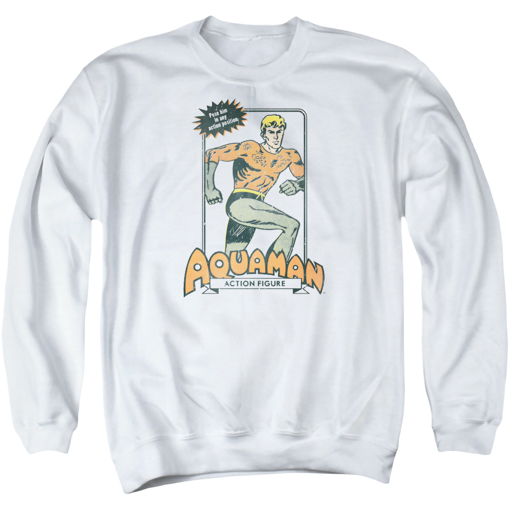 Aquaman Am Action Figure - Men's Crewneck Sweatshirt T-Shirts, Hoodie | CiraTrend.com