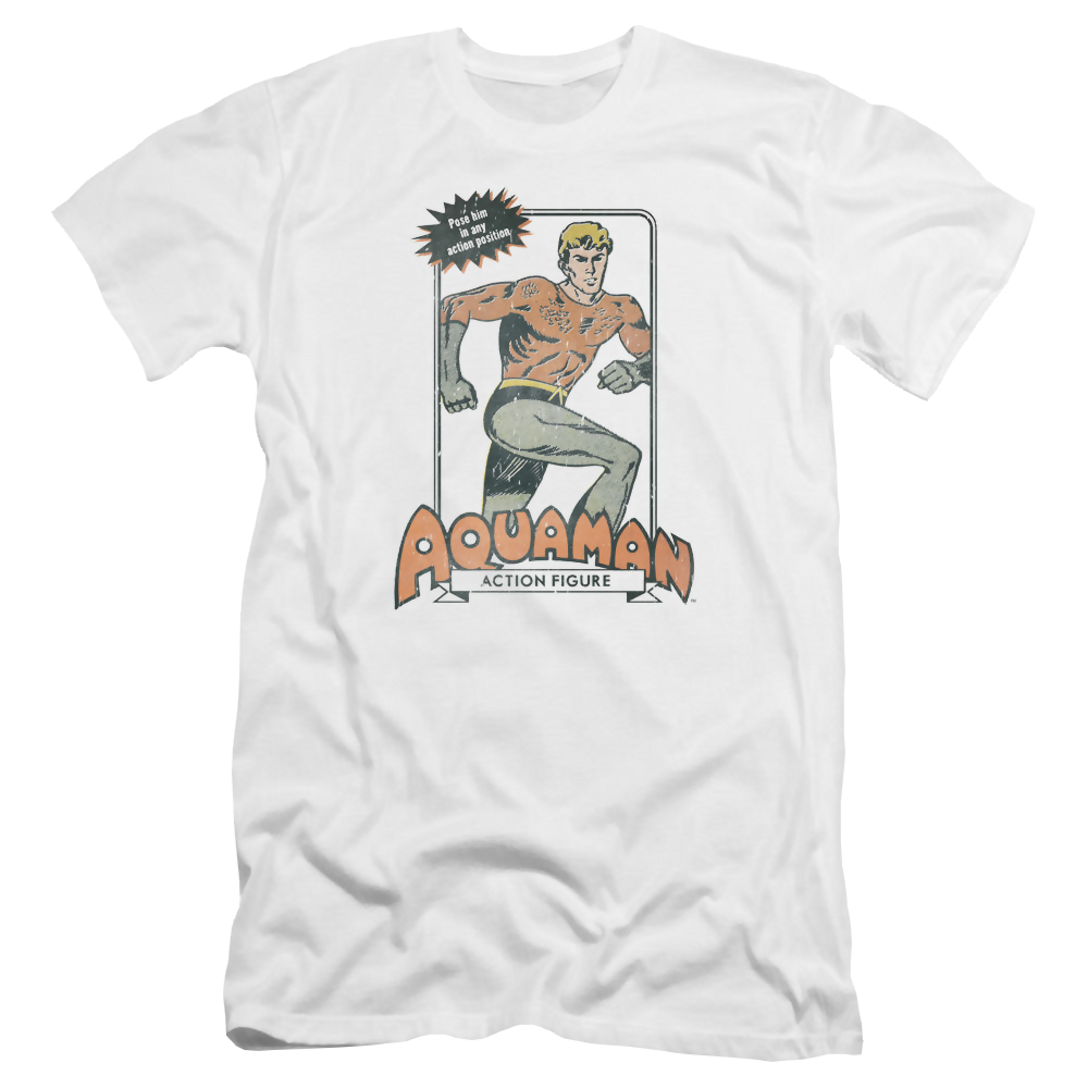 Aquaman Am Action Figure - Men's Premium Slim Fit T-Shirt Hoodie, Sweatshirt | CiraTrend.com