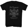 Def Leppard Mens S/S T-Shirt - Sheffield77 - Solid Black Hoodie, Sweatshirt | CiraTrend.com