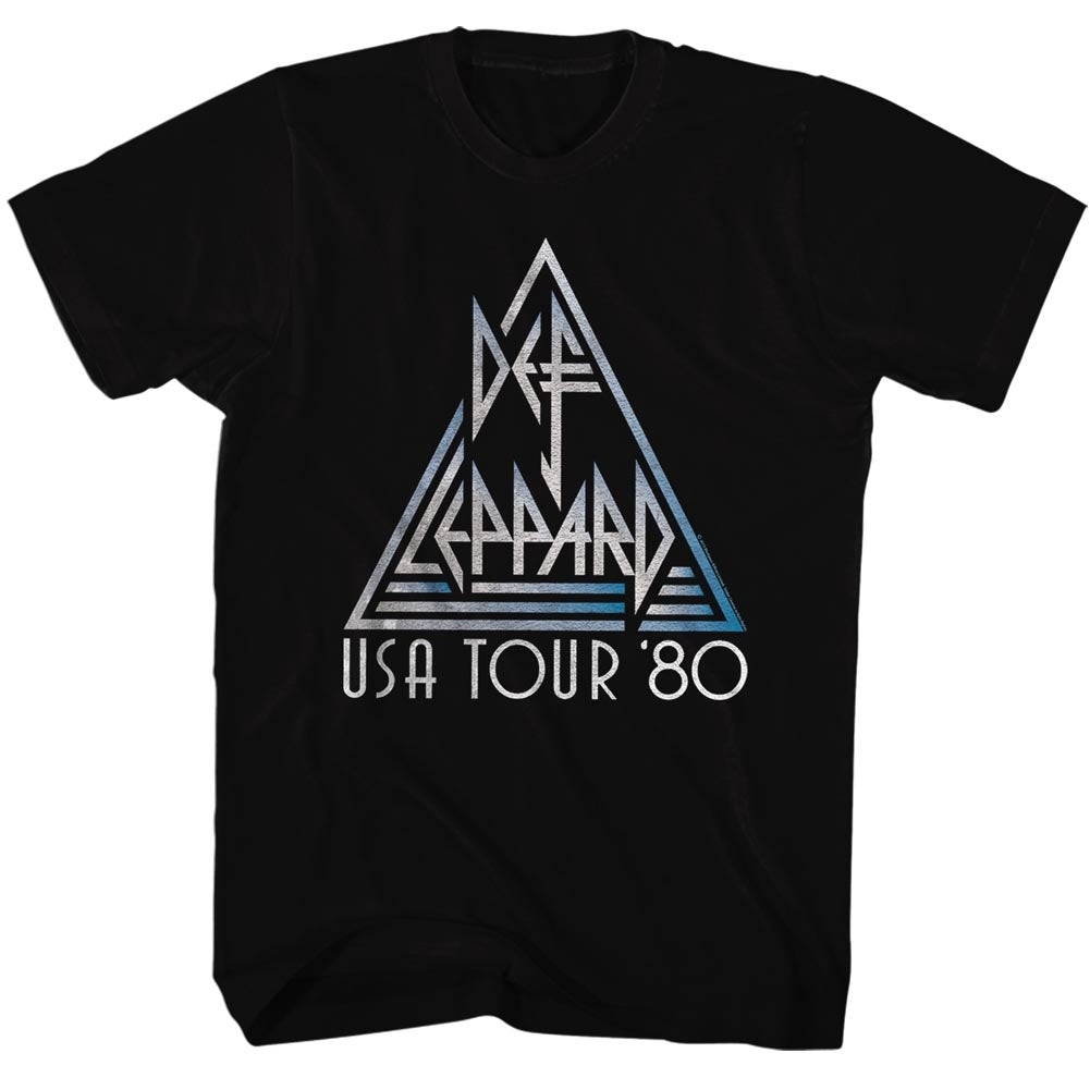 Def Leppard Mens S/S T-Shirt - Usa - Solid Black Hoodie, Sweatshirt | CiraTrend.com