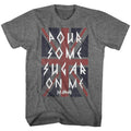 Def Leppard Mens S/S T-Shirt - Sugar - Heather Graphite Heather Hoodie, Sweatshirt | CiraTrend.com