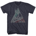 Def Leppard Mens S/S T-Shirt - Watermelone - Heather Navy Heather Hoodie, Sweatshirt | CiraTrend.com