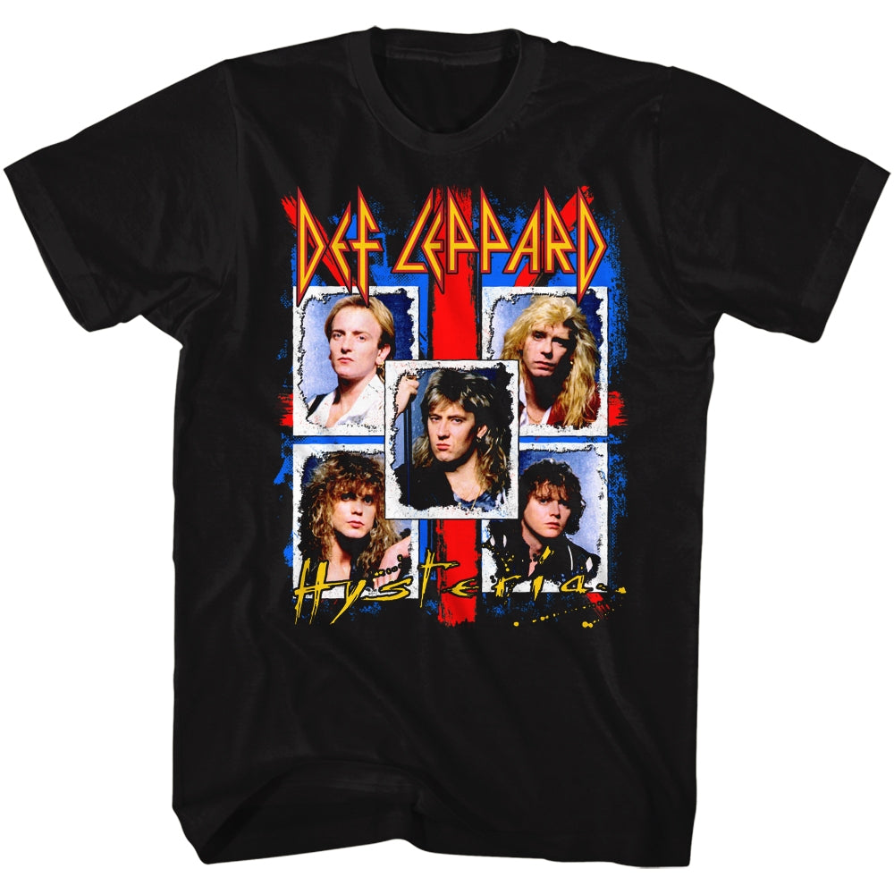 Def Leppard Mens S/S T-Shirt - Ugly Hysteria - Solid Black Hoodie, Sweatshirt | CiraTrend.com