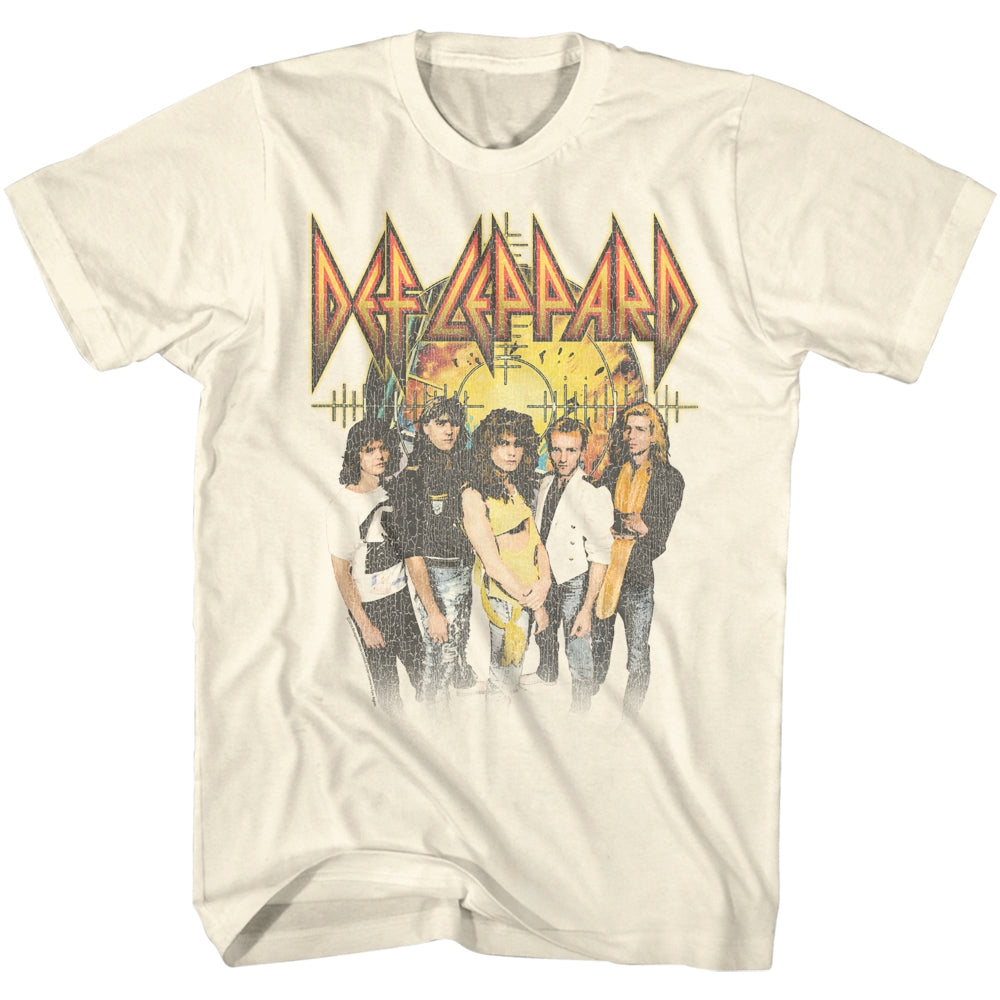Def Leppard Mens S/S T-Shirt - Splosion Men - Solid Natural Hoodie, Sweatshirt | CiraTrend.com