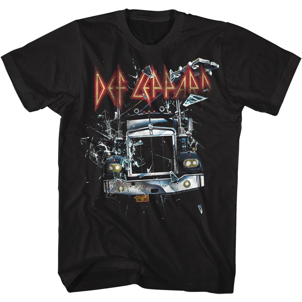 Def Leppard Mens S/S T-Shirt - Onthroughtheglass - Solid Black Hoodie, Sweatshirt | CiraTrend.com