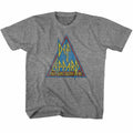 Def Leppard Toddler S/S T-Shirt - Primary Triangle - Heather Graphite Heather Hoodie, Sweatshirt | CiraTrend.com