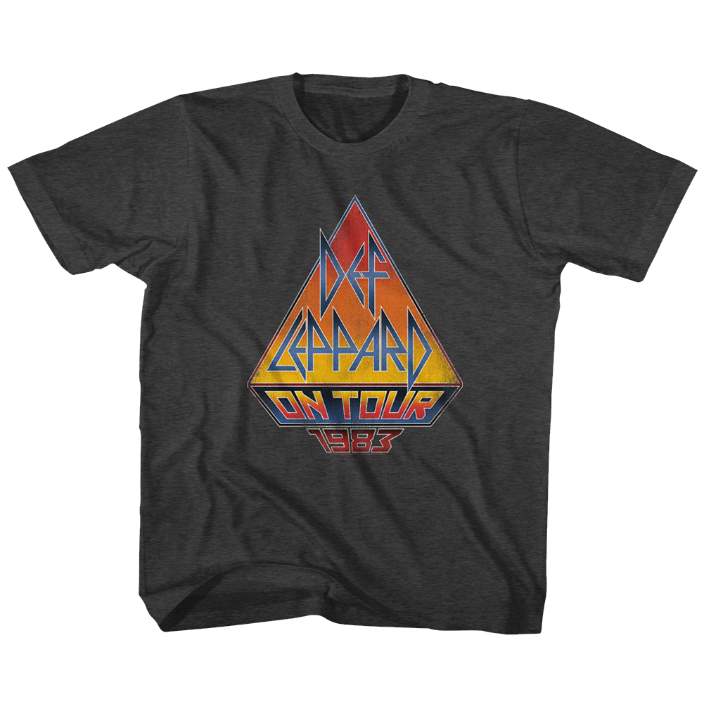 Def Leppard Toddler S/S T-Shirt - On Tour 83 - Heather Black Heather Hoodie, Sweatshirt | CiraTrend.com