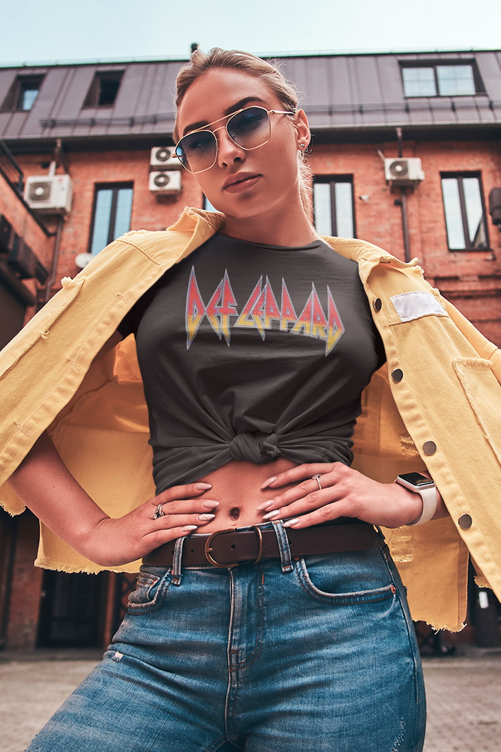 Def Leppard Logo Boyfriend Tee Hoodie, Sweatshirt | CiraTrend.com (Image 1)