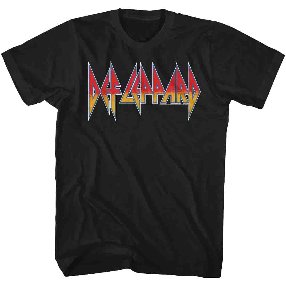 Def Leppard Mens S/S T-Shirt - Logo - Solid Black Hoodie, Sweatshirt | CiraTrend.com