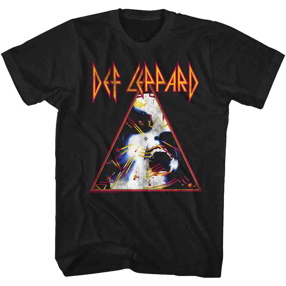Def Leppard Mens S/S T-Shirt - Nobghyst - Solid Black Hoodie, Sweatshirt | CiraTrend.com