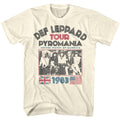 Def Leppard Mens S/S T-Shirt - Pyro Tour - Solid Natural Hoodie, Sweatshirt | CiraTrend.com