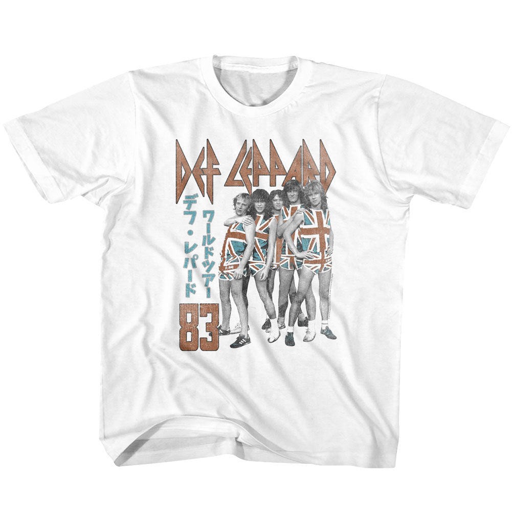 Def Leppard Toddler S/S T-Shirt - Deflep83 - Solid White Hoodie, Sweatshirt | CiraTrend.com