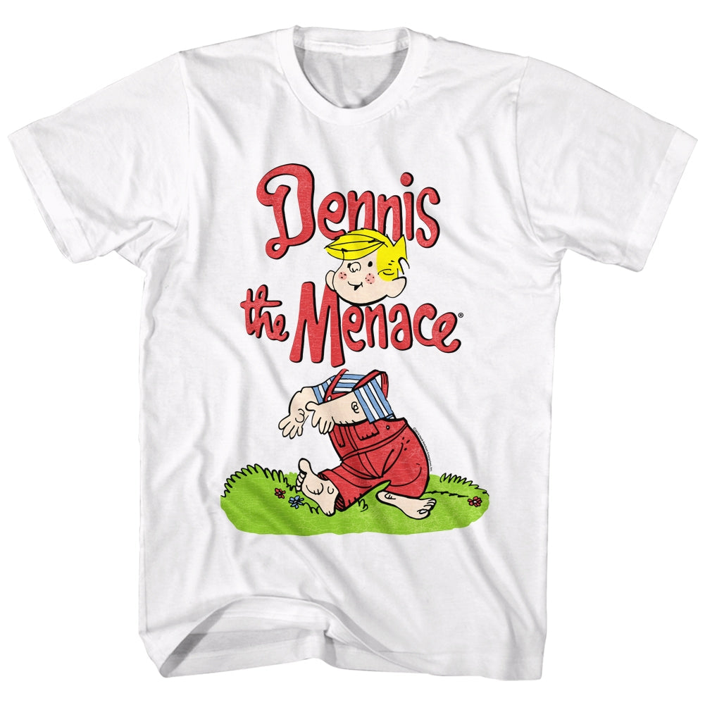 Dennis The Menace Mens S/S T-Shirt - Floating Head - Solid White Hoodie, Sweatshirt | CiraTrend.com