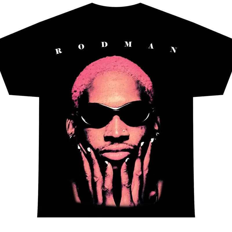 DENNIS RODMAN SHIRT | Rare Homage Vintage Rap Tee Hip Hop Style Hoodie, Sweatshirt | CiraTrend.com
