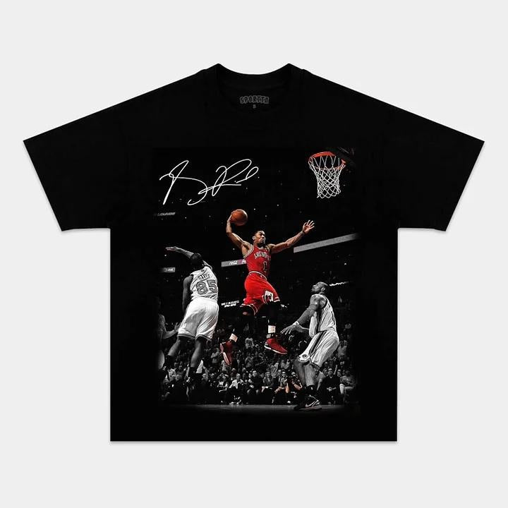 DERRICK ROSE 6.0 TEE - VINTAGE TEE - SPORT TEE - GRAPHIC MEN'S T-SHIRT SWEATSHIRT HOODIE - GIFT FOR FAN | CiraTrend.com