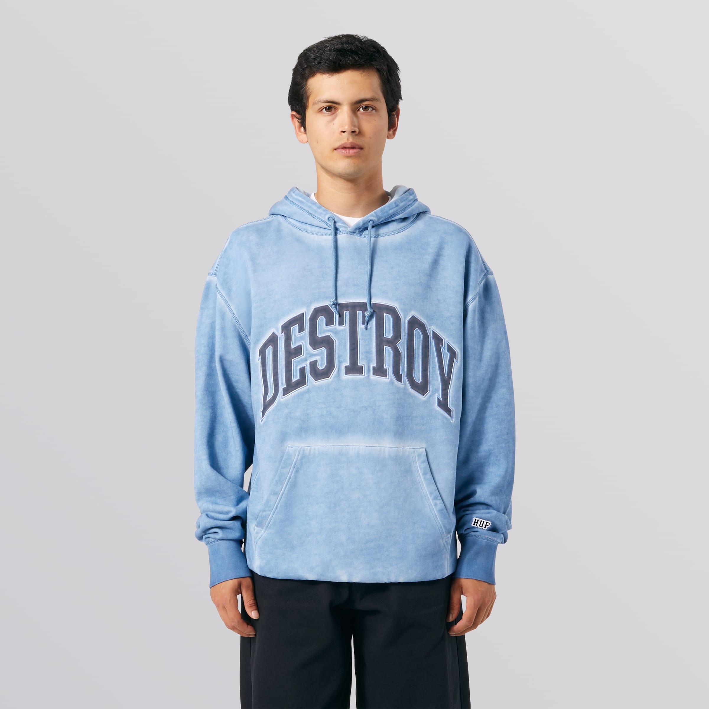 Destroy Rebuild Faded Pullover Hoodie