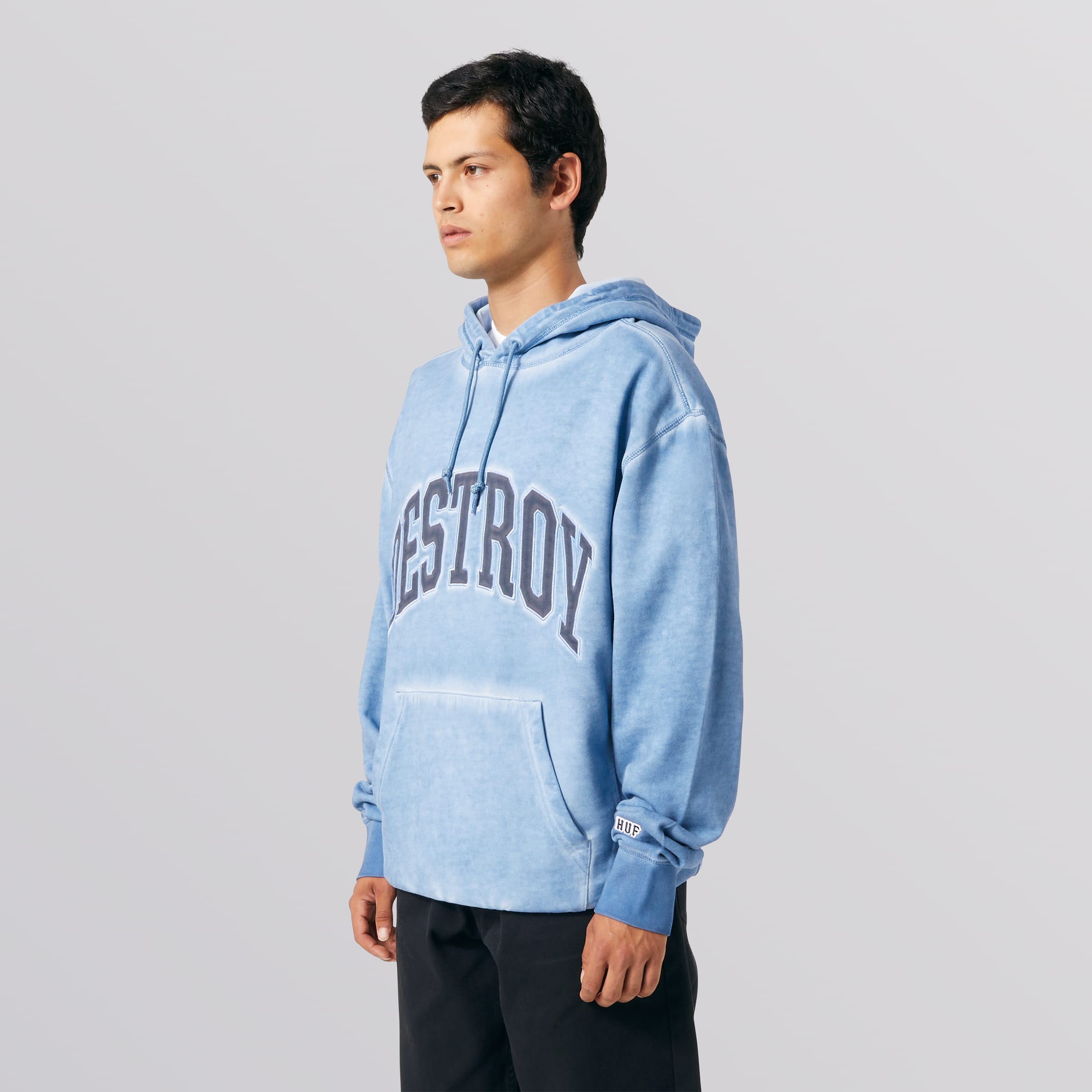 Destroy Rebuild Faded Pullover Hoodie