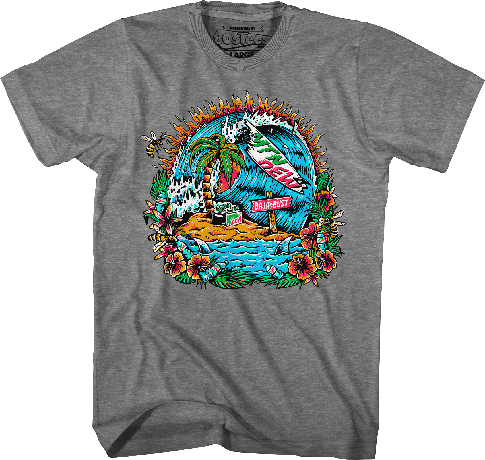 Exclusive Baja Or Bust Mountain Dew T-Shirt Hoodie, Sweatshirt | CiraTrend.com (Image 4)