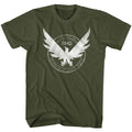 Division S S Phoenix Crest Solid Military Green T-Shirts, Hoodie, Sweatshirt