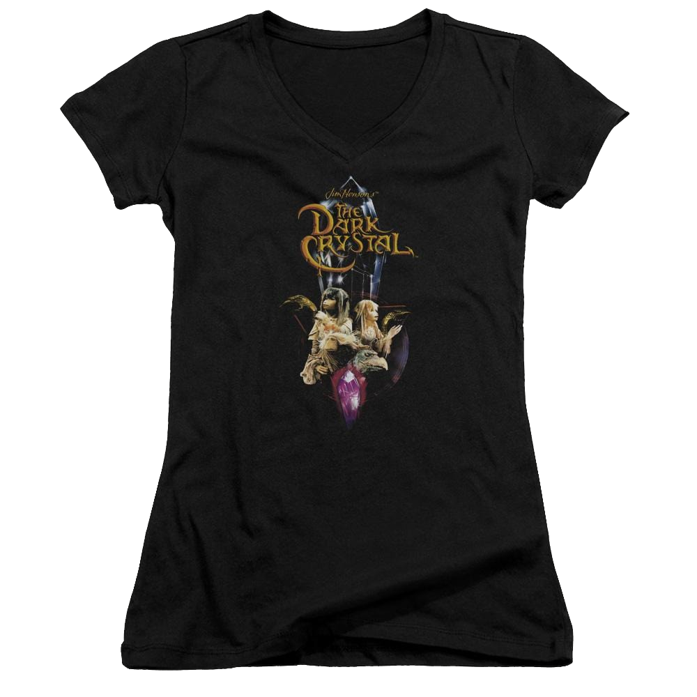 Dark Crystal Crystal Quest - Juniors V-Neck T-Shirt Hoodie, Sweatshirt | CiraTrend.com
