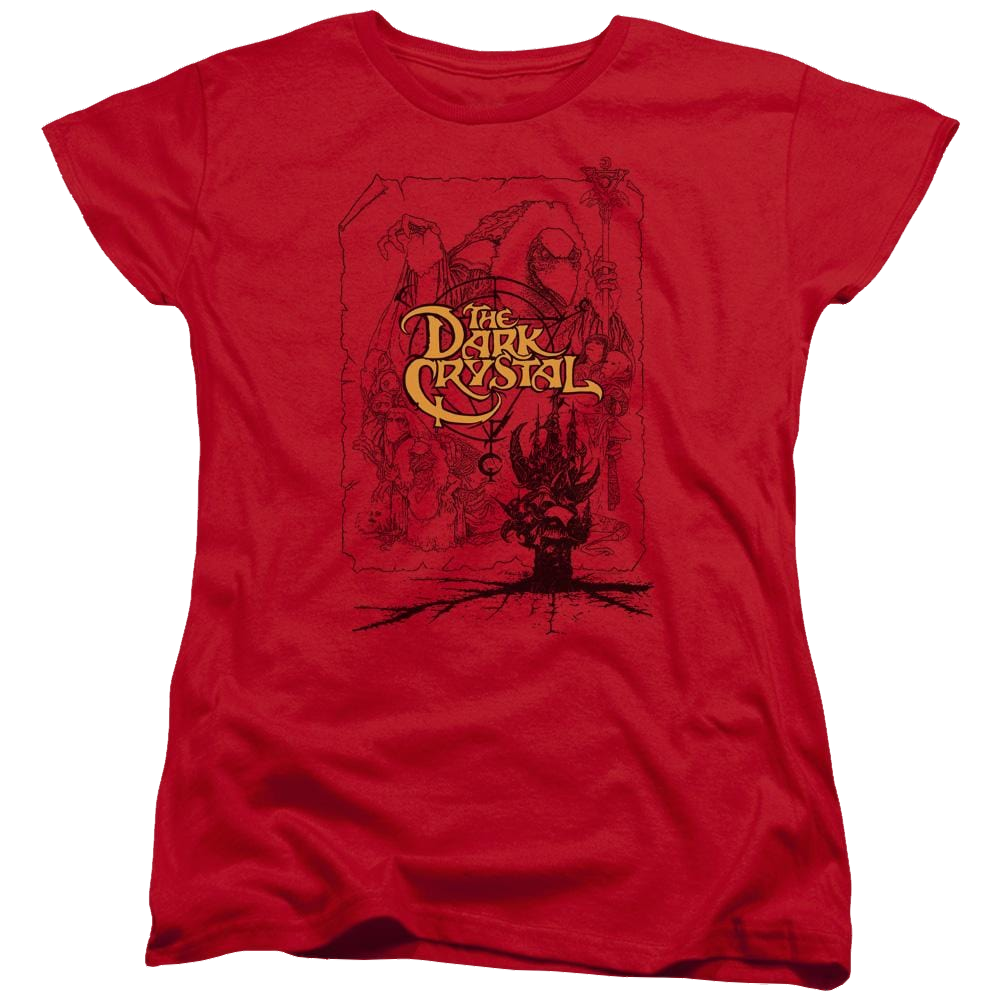 Dark Crystal Poster Lines - Women's T-Shirt