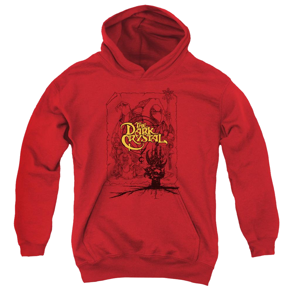 Dark Crystal Poster Lines - Youth Hoodie (Ages 8-12) T-Shirts, Sweatshirt | CiraTrend.com