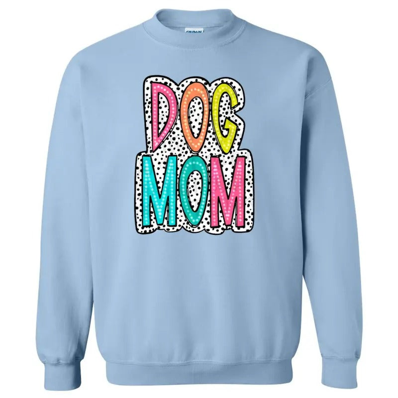 DOG MOM Neon Spotted Sweatshirt T-Shirts, Hoodie | CiraTrend.com
