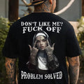 DON'T LIKE ME F@CK OFF Defiant Nun Print Men's T-Shirt Hoodie, Sweatshirt | CiraTrend.com