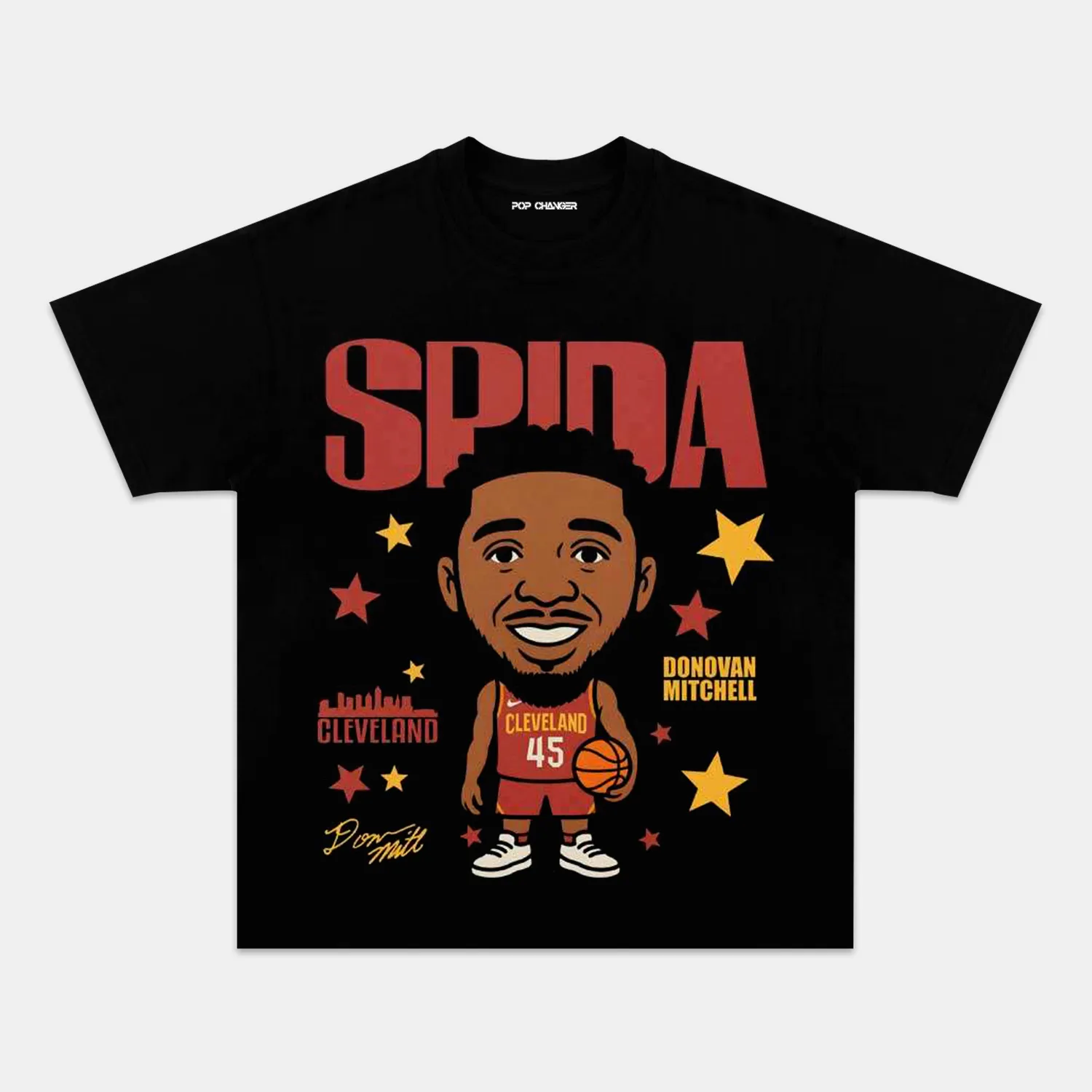DONOVAN MITCHELL CARTOON TEE Style001 Hoodie, Sweatshirt | CiraTrend.com (Image 1)