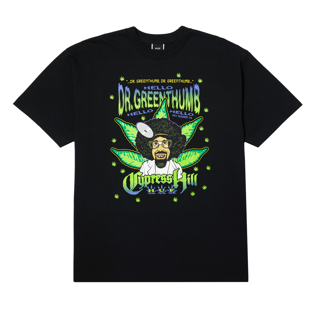 HUF x Cypress Hill Dr Greenthumb T-Shirt Hoodie, Sweatshirt | CiraTrend.com (Image 1)