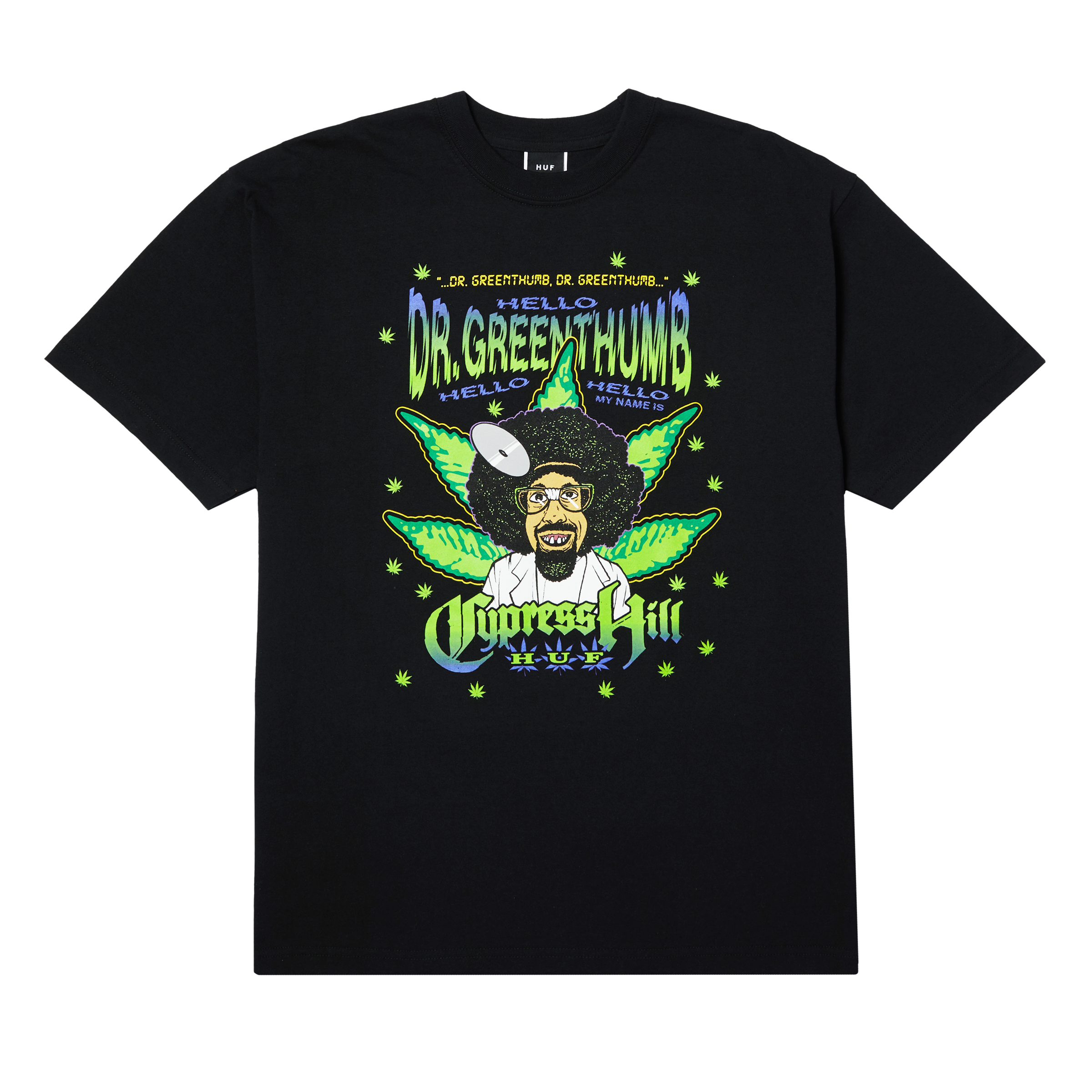 HUF x Cypress Hill Dr Greenthumb T-Shirt Hoodie, Sweatshirt | CiraTrend.com (Image 1)