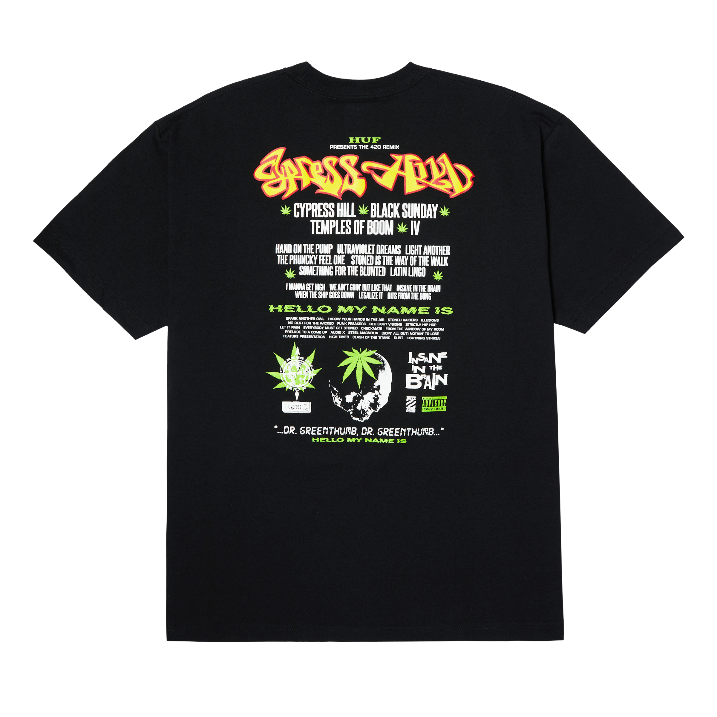 HUF x Cypress Hill Dr Greenthumb T-Shirt Hoodie, Sweatshirt | CiraTrend.com (Image 2)