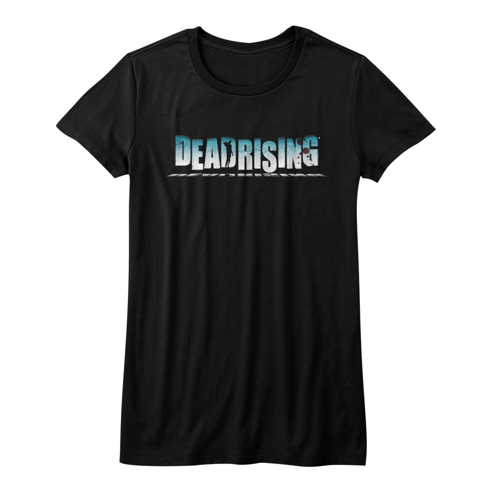 Dead Rising Girls Juniors S/S T-Shirt - Logo - Solid Black Hoodie, Sweatshirt | CiraTrend.com