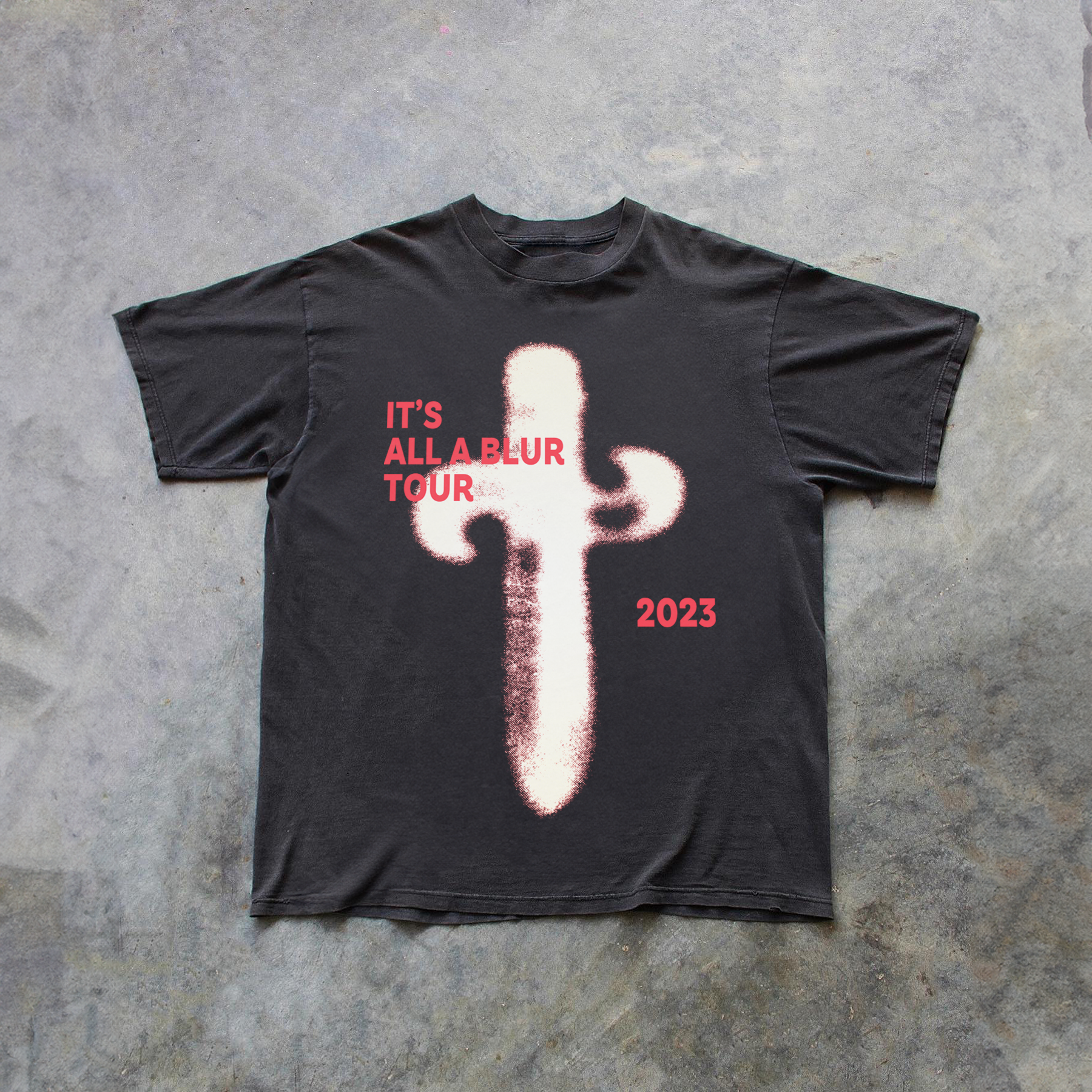 21 SAVAGE & 'IT'S ALL A BLUR' TOUR 2023 MERCH HEAVYWEIGHT BLACK T-SHIRT Hoodie, Sweatshirt | CiraTrend.com (Image 1)