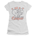 Casper the Friendly Ghost Hearts - Juniors T-Shirt Hoodie, Sweatshirt | CiraTrend.com