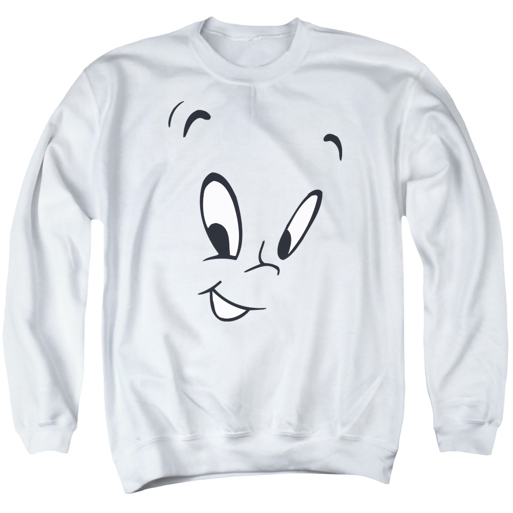 Casper the Friendly Ghost Face - Men's Crewneck Sweatshirt T-Shirts, Hoodie | CiraTrend.com