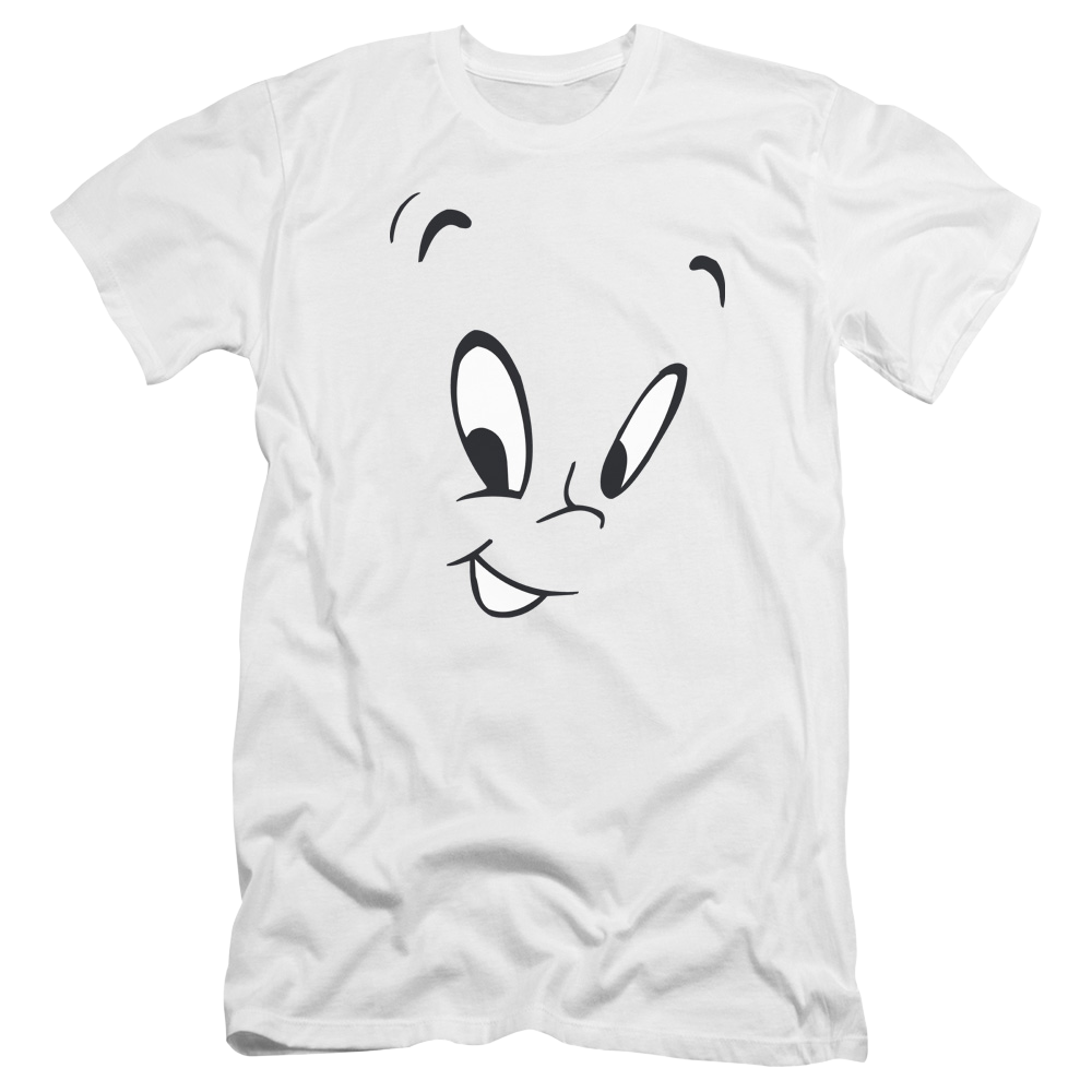 Casper the Friendly Ghost Face - Men's Premium Slim Fit T-Shirt Hoodie, Sweatshirt | CiraTrend.com