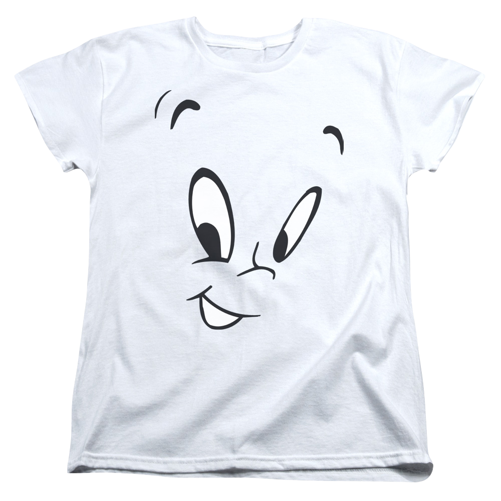 Casper the Friendly Ghost Face - Women's T-Shirt Hoodie, Sweatshirt | CiraTrend.com