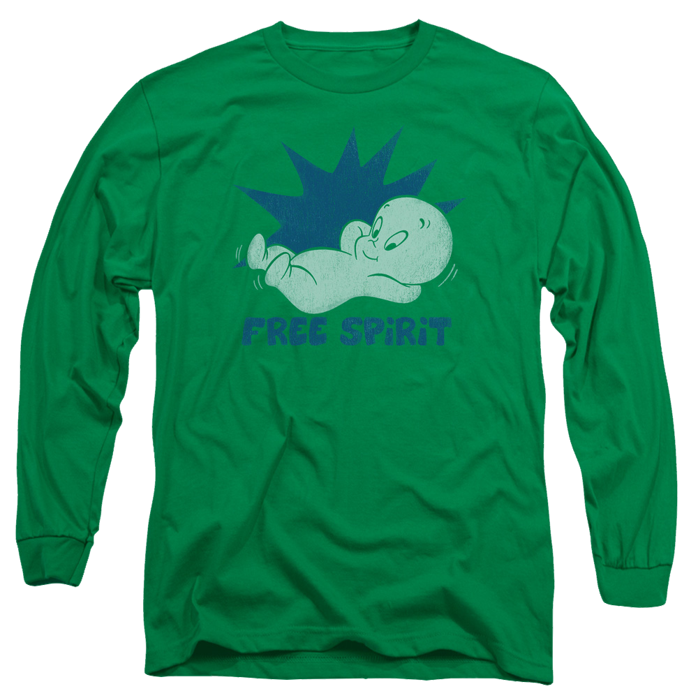 Casper the Friendly Ghost Free Spirit - Men's Long Sleeve T-Shirt Hoodie, Sweatshirt | CiraTrend.com