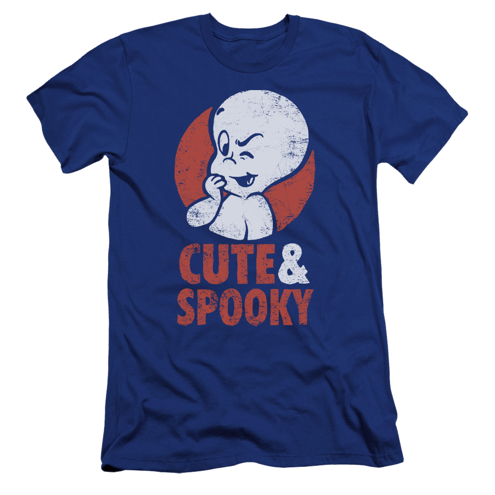 Casper the Friendly Ghost Spooky - Men's Premium Slim Fit T-Shirt Hoodie, Sweatshirt | CiraTrend.com